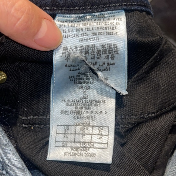 New Guess Marciano Cropped Zip Bottom Slim Leg Jeans 31 - Picture 9 of 10